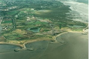 Aerial photograph of the Millennium Coastal Park