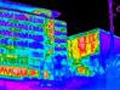 Thermography measurements on municipality buildings to show where to place thermal insulation