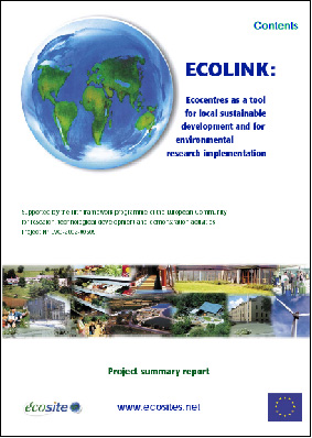 European Project ECOLINK, summary report, cover page