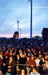 Inauguration of the first Wind-farms project in Wallonia, April 2003, Saint-Ode