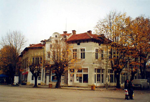 Blick auf das historische Viertel