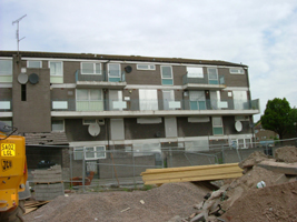 Previous housing at Angelina Street