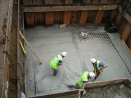 Installation of replacement outfall at Gowerton