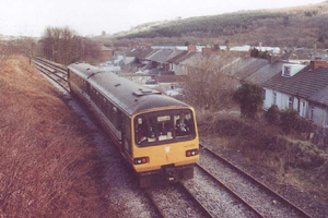 Bahnlinie für den Personenverkehr in Ebbw Valley 