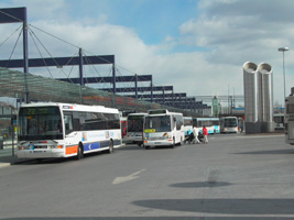 Modern transport infrastructure: Espoo bus terminal in Finland